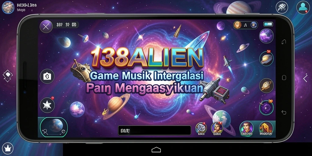 Tampilan gameplay <strong>138ALIEN</strong> yang memukau dengan elemen musik yang interaktif.