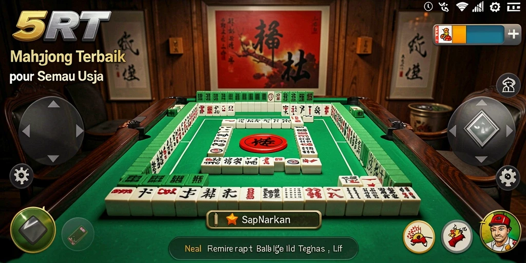 Gameplay seru Mahjong di 5RT dengan grafis menawan.