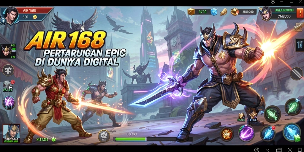 Screenshot AIR168: Pertarungan seru dengan karakter unik dan efek memukau.