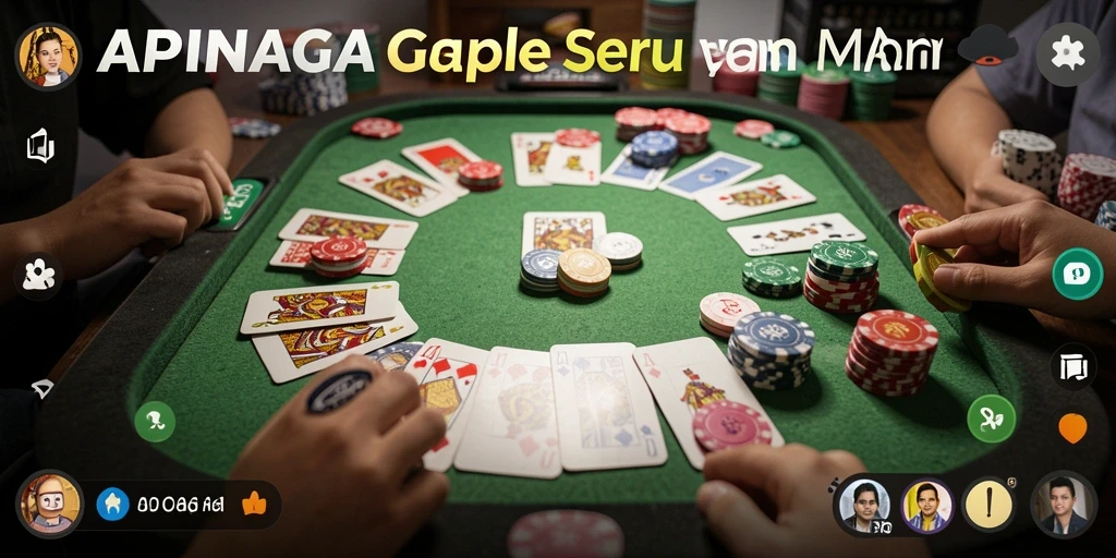 Tampilan gameplay seru dan menantang dari APINAGA.
