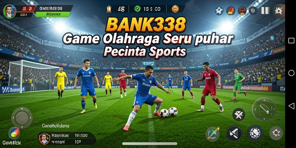 Tampilan gameplay BANK338 dengan aksi olahraga yang mendebarkan.