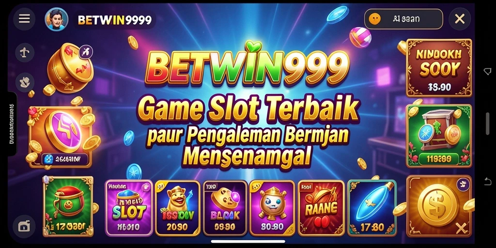 Tampilan gameplay menarik dari BETWIN999 yang penuh warna.