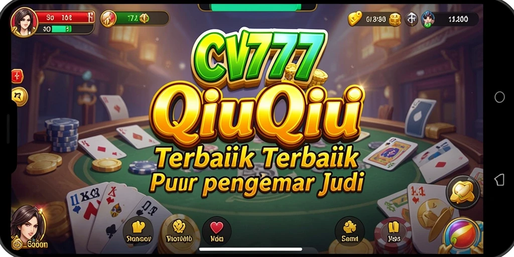 Tampilan gameplay QiuQiu yang mengasyikkan di CV777.