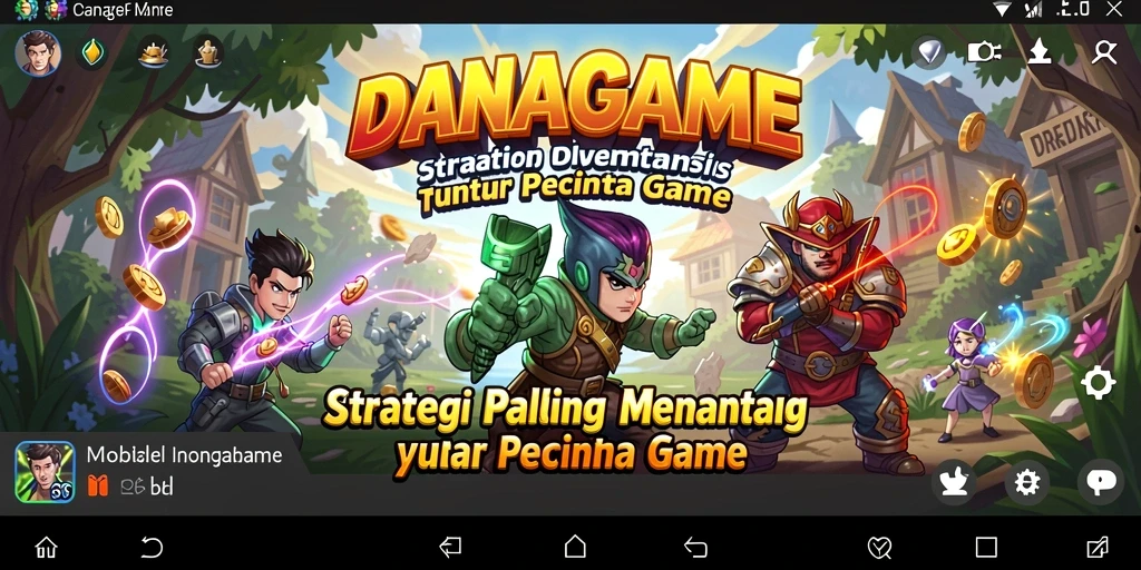Tangkapan layar utama DANAGAME menampilkan momenMENARIK dalam gameplay strategi.