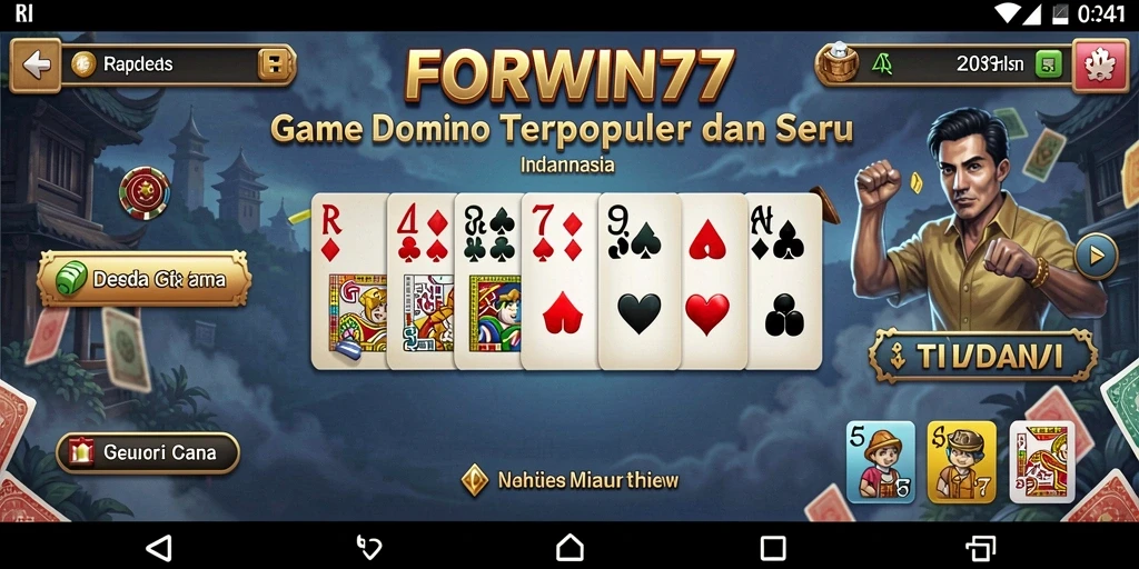 Tampilan gameplay seru dan interaktif di FORWIN77.