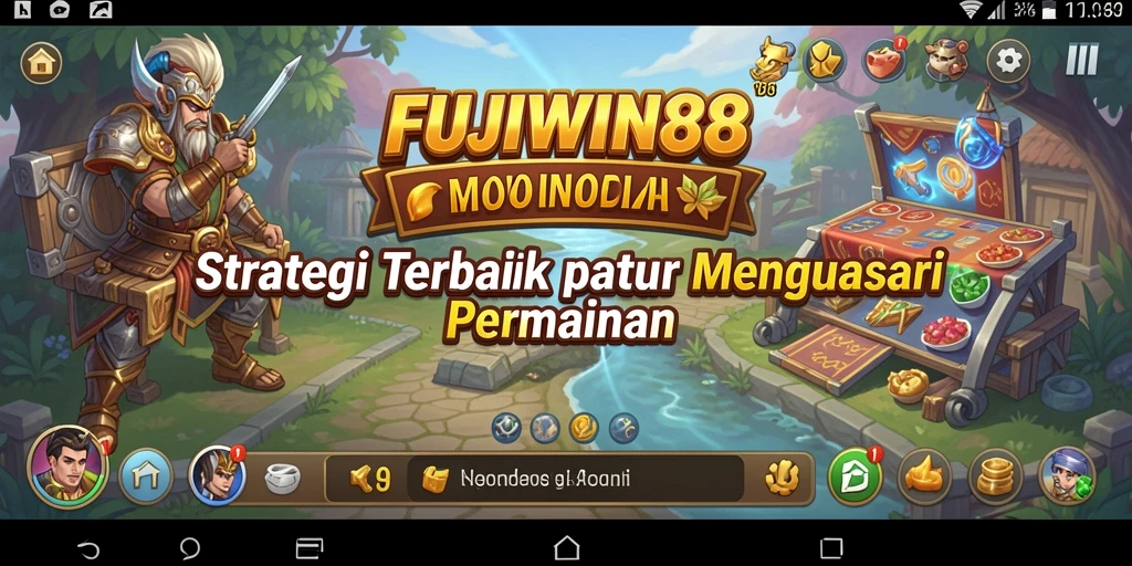 Screenshot gameplay FUJIWIN88 menunjukkan momen strategis menegangkan.