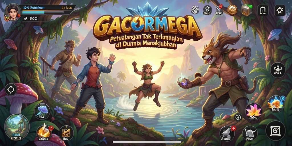 Tangkapan layar gameplay GACORMEGA yang menampilkan petualangan seru.