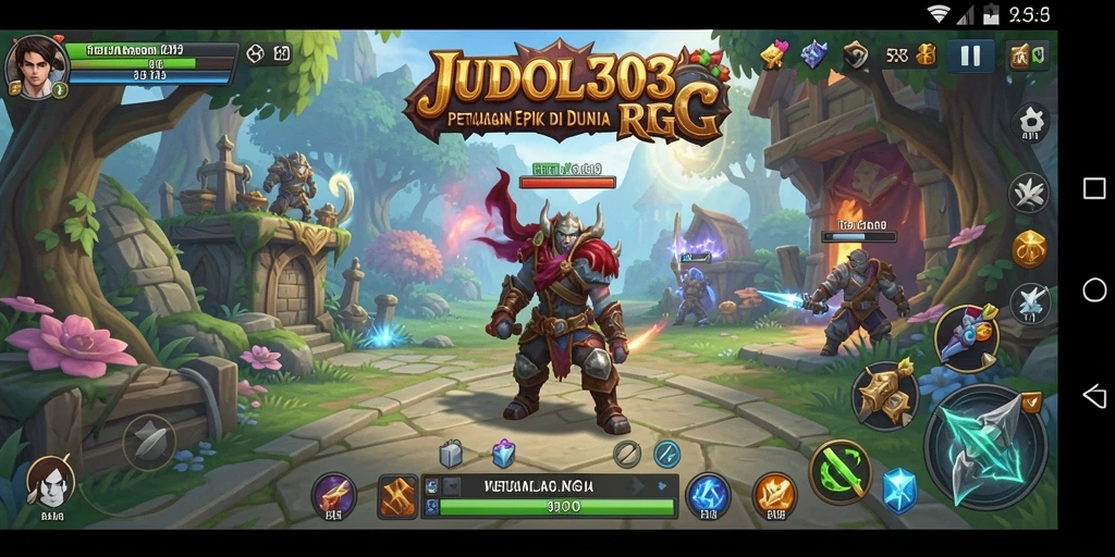 Tampilan gameplay RPG yang memukau dari JUDOL303.