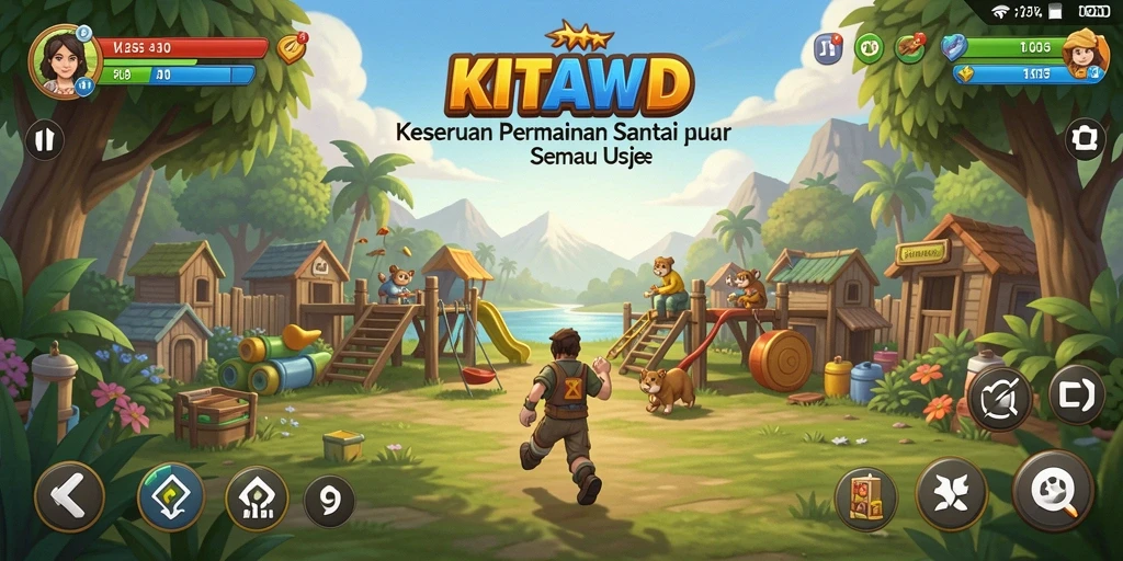 Gameplay menawan dari <strong>KITAWD</strong> yang penuh warna dan seru.