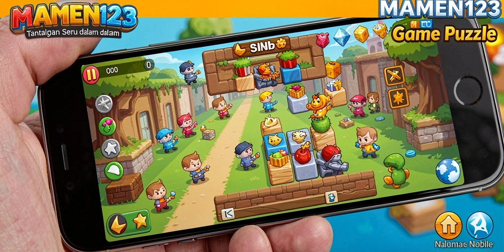 Tampilan gameplay MAMEN123 yang menarik dan penuh tantangan.