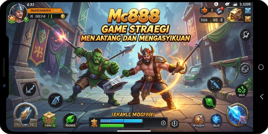 Tampilan screenshot MC888 menampilkan serunya permainan strategi yang mendebarkan.