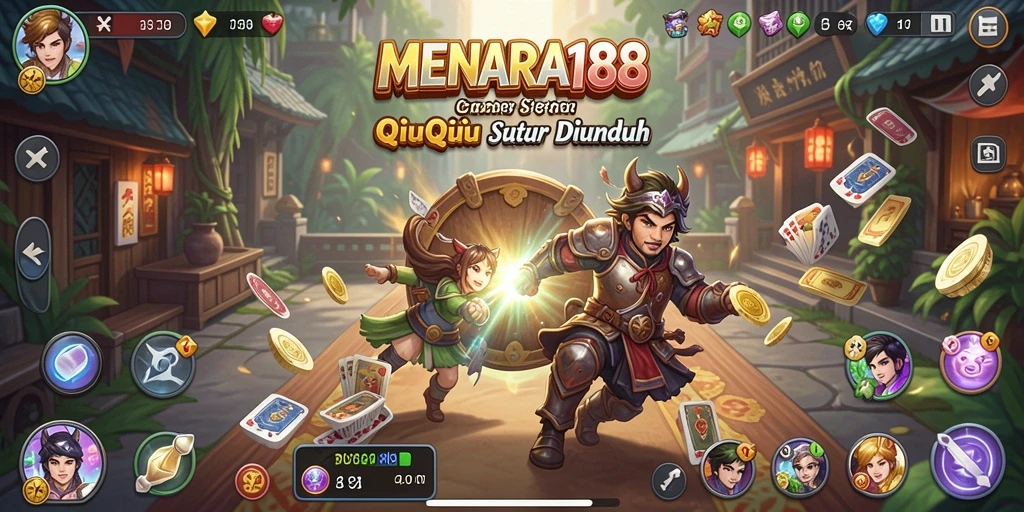 Screenshot gameplay QiuQiu yang seru di MENARA188.