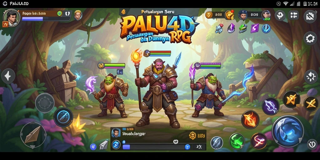 Tampilan gameplay PALU4D yang menakjubkan dan imersif.
