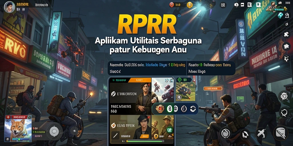 Tampilan utama RPRR dengan fitur utilitas yang lengkap dan sederhana.