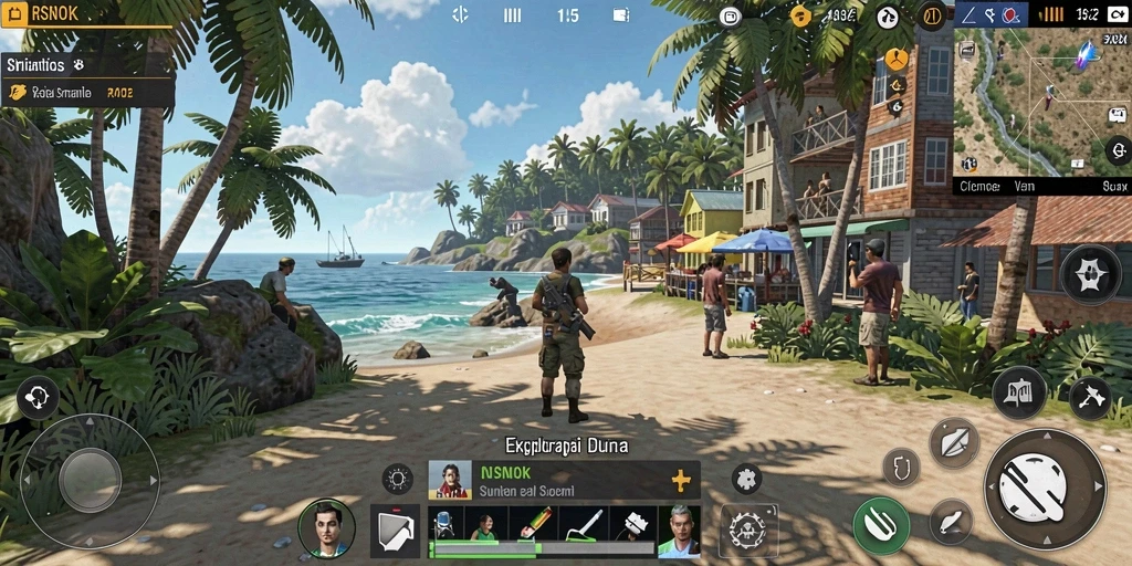 Tampilan utama RSNOK menampilkan gameplay Simulation yang menawan.