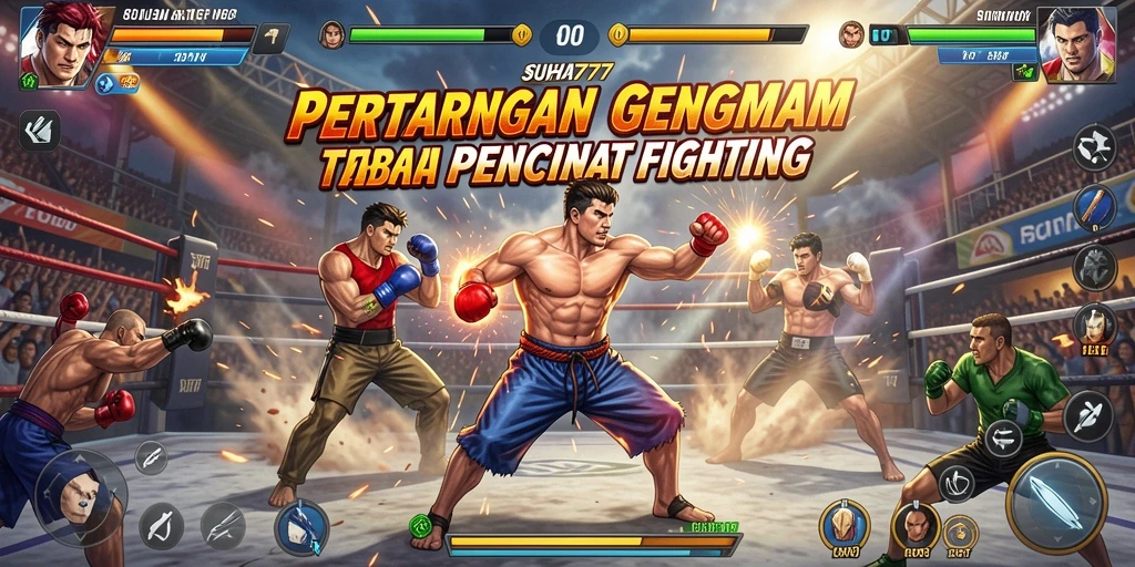 Tangkapan layar gameplay SUHU777 menunjukkan aksi pertarungan yang mendebarkan.