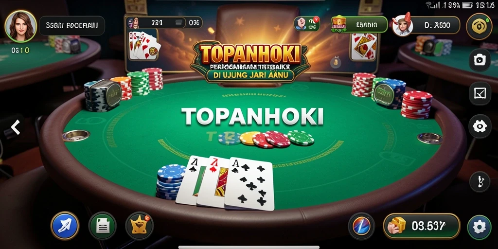 Gameplay poker yang seru dan menegangkan di TOPANHOKI.