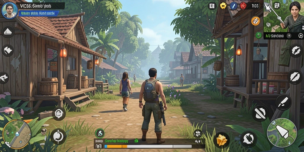 Tampilan gameplay <strong>VC55</strong> yang penuh warna dan menarik.