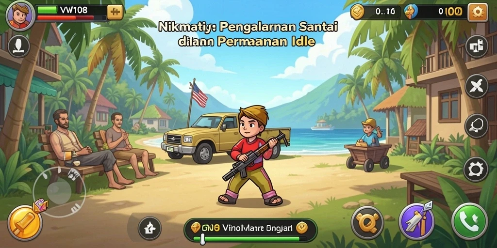 Tampilan gameplay seru dan menarik dalam VW108.