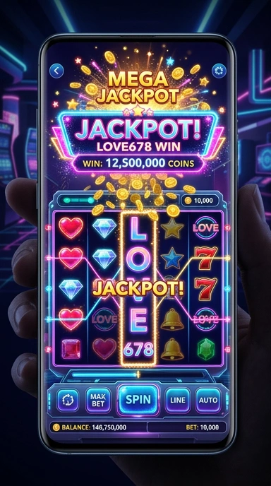 Screenshot aplikasi love678 menampilkan berbagai kategori aplikasi yang tersedia.